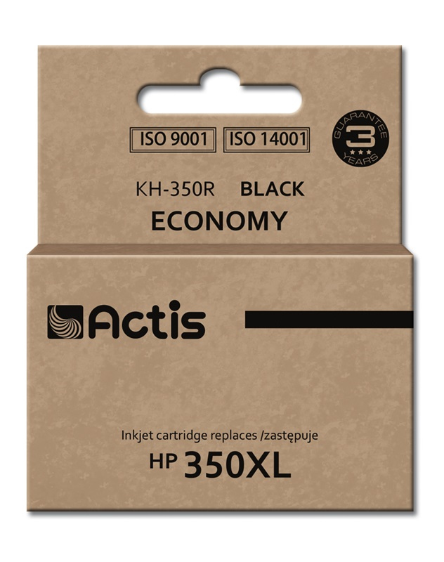 Actis KH-350R ink (replacement for HP 350XL CB336EE; Standard; 35 ml; black)