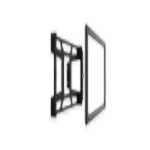 AOPEN Chrome Base Mini Recessed Wall Mount(w/o POE) Landscape/ Portrait Install