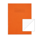 Rhino 9 x 7 Exercise Book 48 Page, Orange, F8/B (Pack of 100)