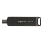 Patriot Memory Rage R550 USB flash drive 256 GB USB Type-A / USB Type-C 3.2 Gen 1 (3.1 Gen 1) Black