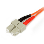 StarTech.com Fiber Optic Cable - Multimode Duplex 62.5/125 - LSZH - LC/SC - 2 m