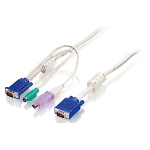 LevelOne 5m KVM Cable, VGA, PS/2, USB