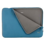 Mobilis 049018 laptoptas 35,6 cm (14") Opbergmap/sleeve Blauw, Grijs