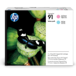 HP P2V37A/91 Printhead multi pack + Ink cartridge light magenta / Light cyan Pack=3 for HP DesignJet Z 6100