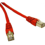 C2G Cat5e STP, 1 x RJ-45, 1 x RJ-45, 75ft, Red networking cable 900" (22.9 m)