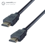 connektgear 1m HDMI V2.0 4K UHD Connector Cable - Male to Male Gold Connectors