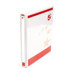 5Star 933004 ring binder A4 Red, White