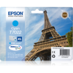 Epson C13T70224010/T7022 Ink cartridge cyan XL, 2K pages ISO/IEC 24711 21.3ml for Epson WP 4015/4025