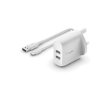 Belkin WCE001MY1MWH mobile device charger Universal White AC Indoor