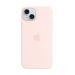 Apple iPhone 15 Plus Silicone Case with MagSafe - Light Pink
