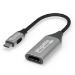 Plugable Technologies USB C to HDMI Adapter, HDMI 2.1, 8K 60Hz or 4K 144Hz, USB4 / Thunderbolt to Adapter for 4K HDR Monitor, XPS, iPhone 15, iPad Pro, Macbook Pro, Mac Resolution up to 4K 60Hz (USBC-HDMI8K)
