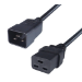 connektgear 2m Mains Extension Heavy Duty Power Cable C20 Plug to C19 Socket