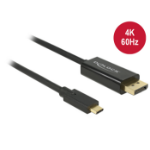 DeLOCK 85257 video cable adapter 3 m USB Type-C DisplayPort Black  Chert Nigeria