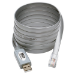 Tripp Lite U209-006-RJ45-X cable gender changer RJ-45 USB 2.0 Type-A Silver