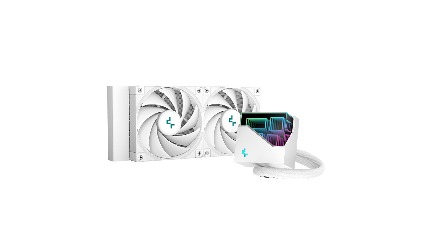 DeepCool LT520 WH Processor All-in-one liquid cooler 12 cm White 1...