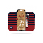 Port Designs La Marinière 39.6 cm (15.6") Sleeve case Navy, Red