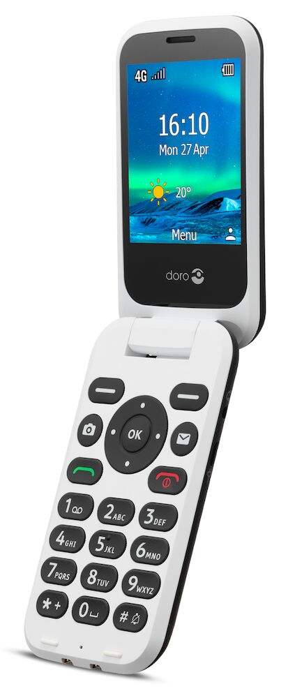 Image of Doro 6820 7.11 cm (2.8") 117 g Black, White Feature phone
