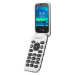 Doro 6820 7.11 cm (2.8") 117 g Black, White Feature phone