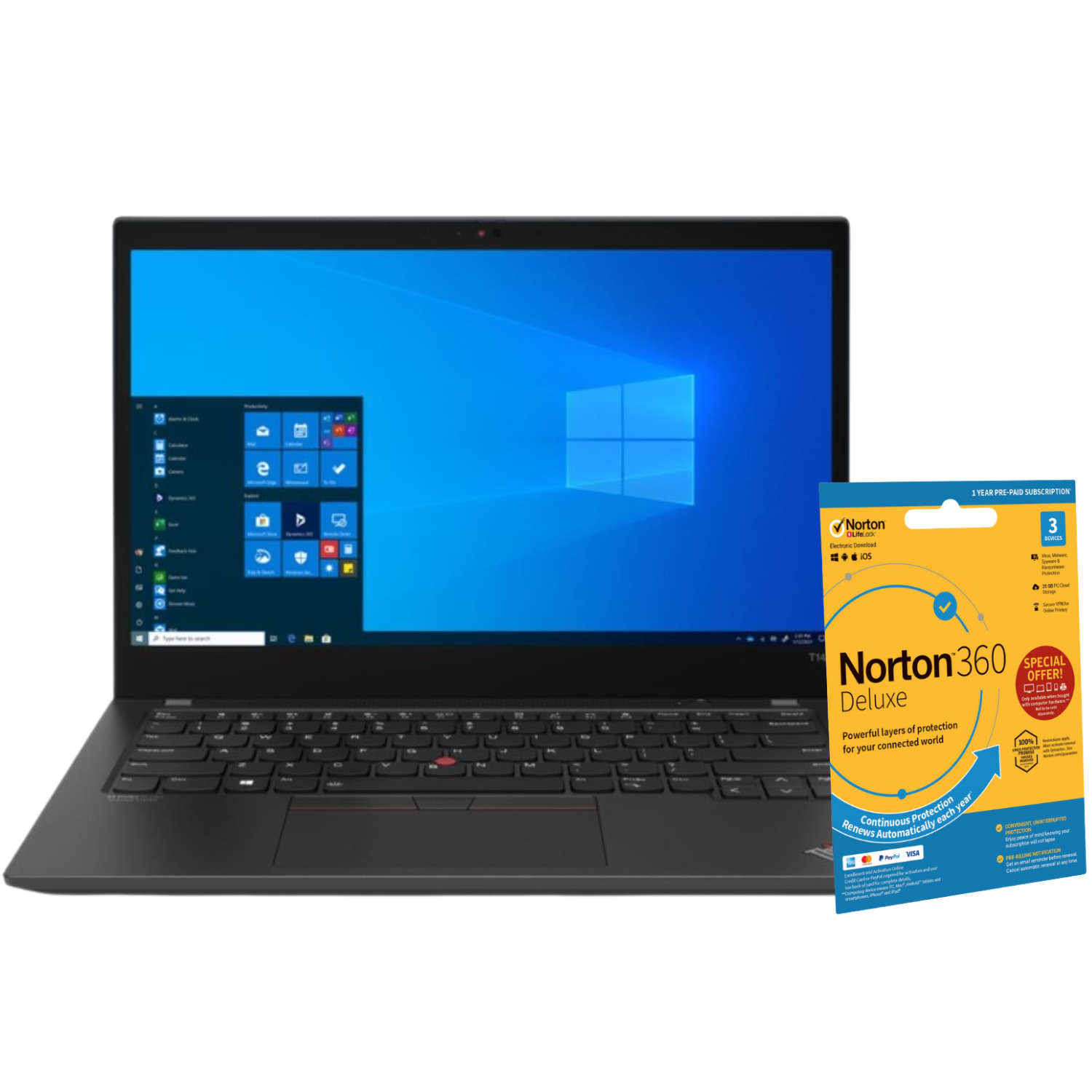 Lenovo Refurbished Lenovo ThinkPad T14s G2 Core i7 11th Gen 16GB RAM 5