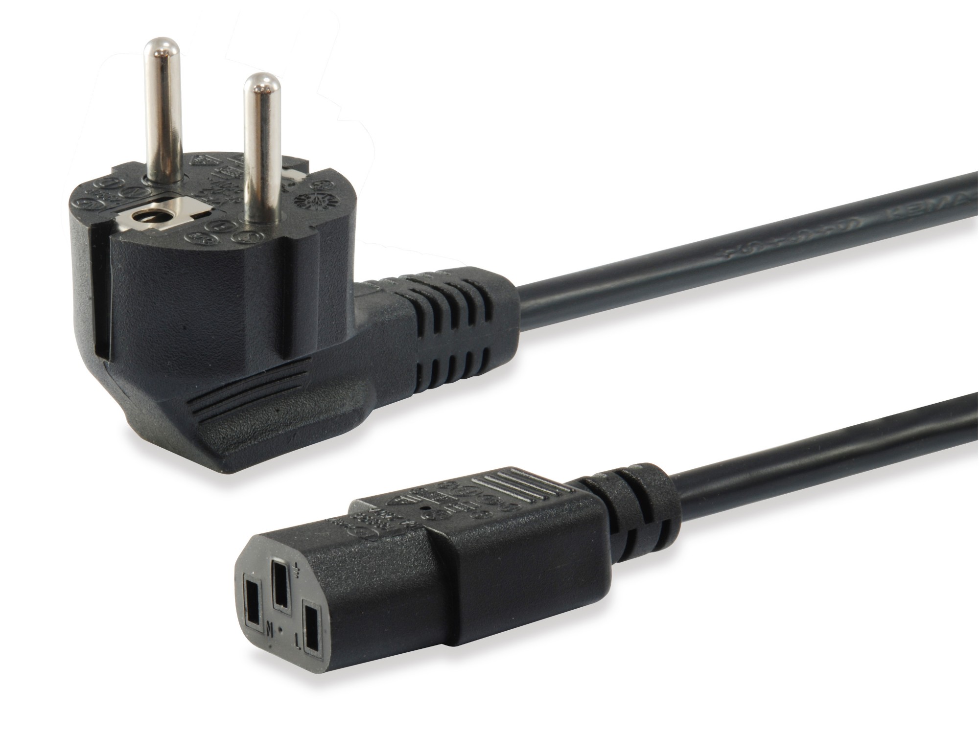 Photos - Cable (video, audio, USB) Equip 112121 power cable Black 3 m Power plug type F C13 coupler 