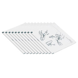 Image of DataCard 552141-002 printer cleaning Printer cleaning sheet