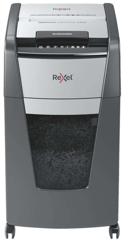 Image of Rexel Optimum AutoFeed+ 225X paper shredder Cross shredding 55 dB...