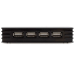 StarTech.com ST7202USBGB hub di interfaccia USB 2.0 480 Mbit/s Nero