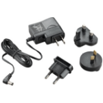 POLY AC Adapter power plug adapter Type C (Europlug) Type D (UK) Black