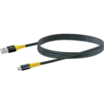 Schwaiger WKUM10 511 USB cable USB 2.0 1.2 m USB A Micro-USB B Black, Yellow