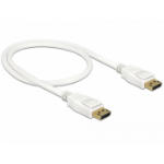 DeLOCK 85507 DisplayPort cable 0.5 m White