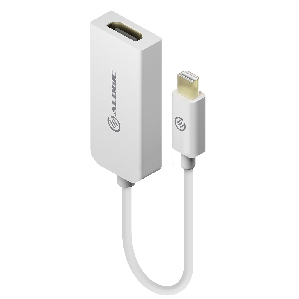 Image of ALOGIC Premium 15cm Mini DisplayPort to HDMI Adapter - Male to...