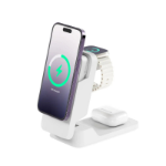 ALOGIC MFPB5KM mobile device charger Headset, Smartphone, Smartwatch White USB Wireless charging Fast charging Indoor