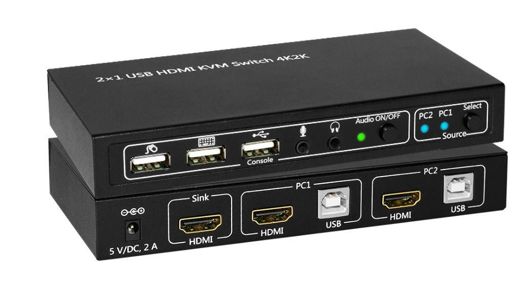 Image of Microconnect MC-HDMI-USBKVM KVM switch Black