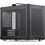 Jonsbo C6 MAX PC Case, Mini Case, Micro-ATX, Tempered Glass - black