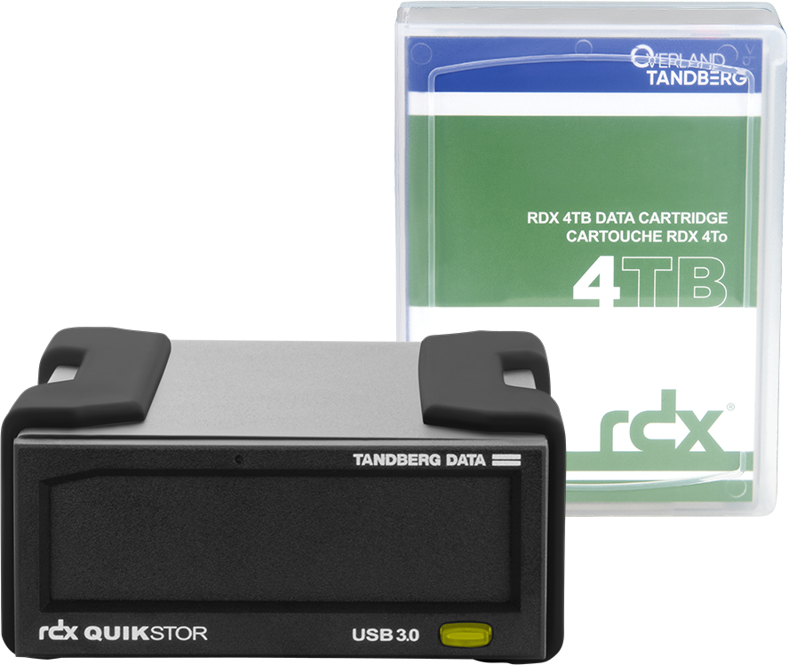 Image of Overland-Tandberg RDX External drive kit with 4TB HDD, USB3+