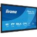 iiyama TE6515A-B1AG visualizzatore di messaggi Pannello piatto interattivo 163,8 cm (64.5") Wi-Fi 550 cd/m² 4K Ultra HD Nero Touch screen Processore integrato Android