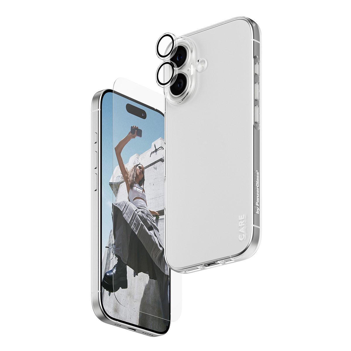 PanzerGlass SAFE. | CARE™ by ® 3-in-1 Combo Bundle iPhone 17