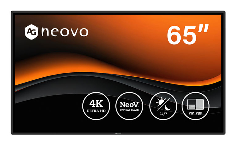AG Neovo QX6502 surveillance monitor CCTV monitor 165.1 cm (65")