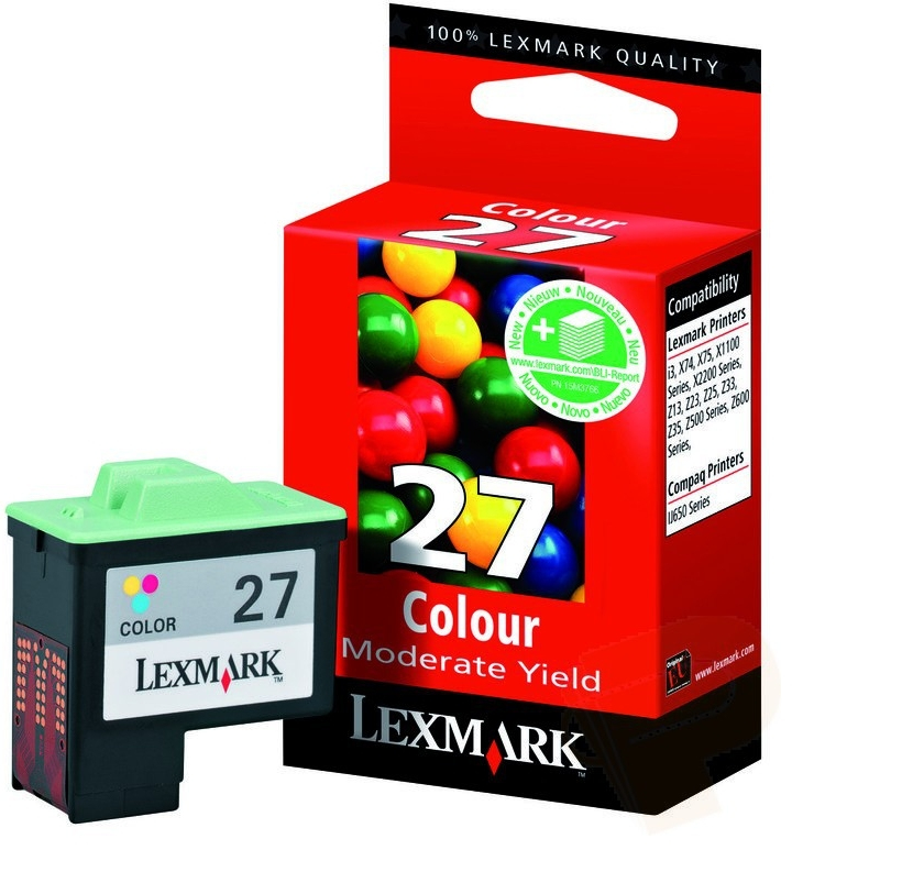 Lexmark 10NX227E/27HC Printhead cartridge color high-capacity, 229 pages ISO/IEC 24711 9,2ml for Lexmark Z 13
