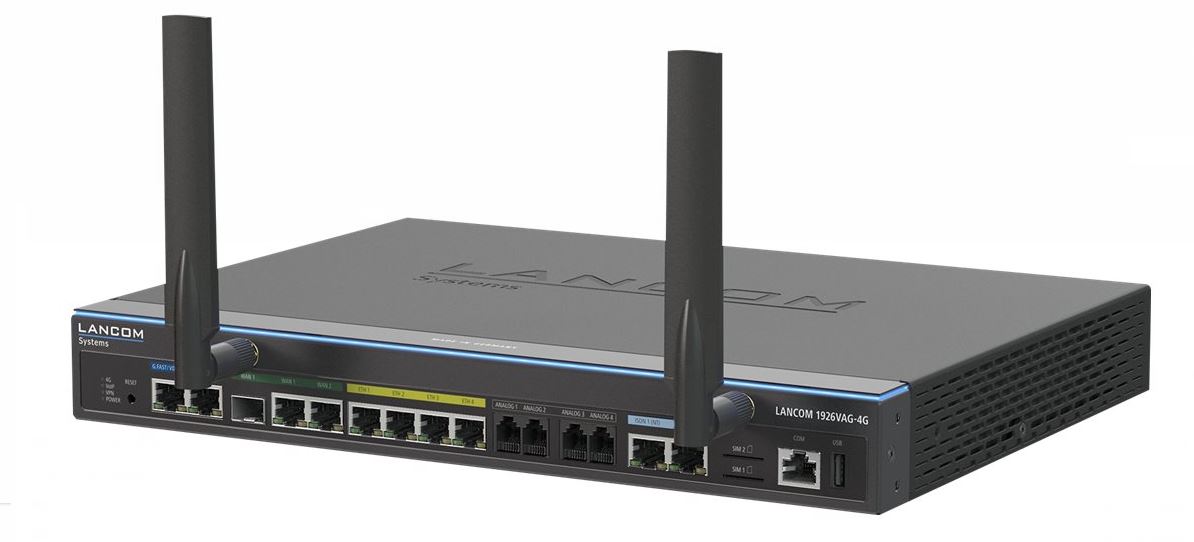 Image of Lancom Systems 1926VAG-4G - Router - ISDN/WWAN/DSL - Router - 1 Gbps