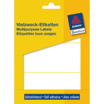 Avery Manual Labels, White, 98 x 51 mm