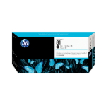 HP 81 zwarte printkop en printkopreiniger voor kleurstofinkt
