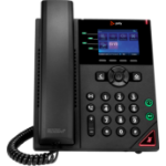 POLY OBi VVX 250 4-Line IP Phone and PoE-enabled with Power Supply