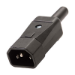 FDL 10 AMP C14 IEC 320 PLUG CONNECTOR - INSERYION SCREW