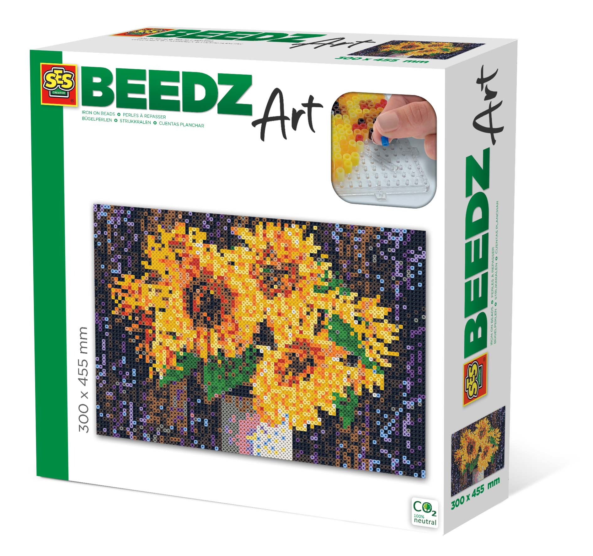 SES Creative Beedz art - Sunflowers