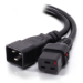 FDL 1M IEC C20 PLUG TO LOCKING IEC C19 SOCKET EXTENSION