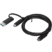 Lenovo 4X90U90618 USB cable USB 3.2 Gen 1 (3.1 Gen 1) 39.4" (1 m) USB A/USB C USB C Black