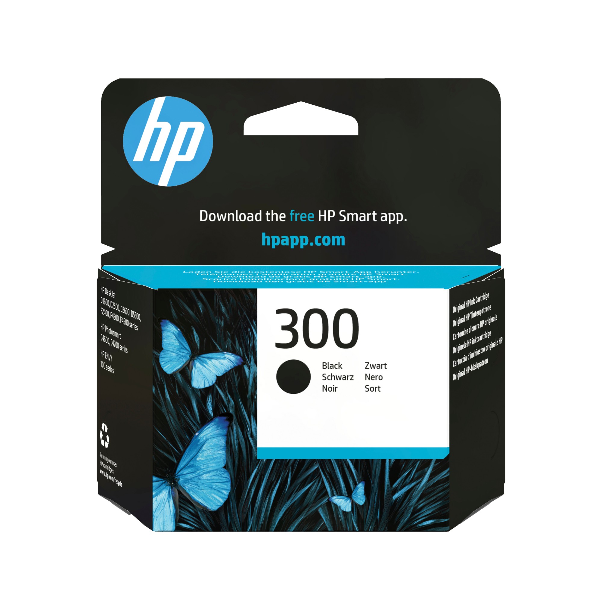 HP CC640EE/300 Printhead cartridge black. 200 pages ISO/IEC 24711 4ml