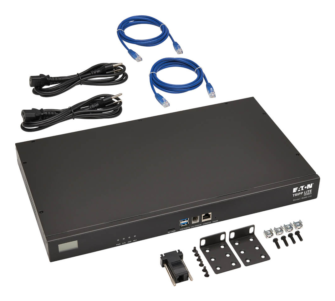 Flash Console Tripp Lite B098-016 16-Port Console Server, USB Ports (2) - Dual GbE ...