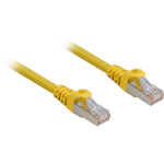 Sharkoon Cat.6a SFTP networking cable Yellow 0.5 m Cat6a S/FTP (S-STP)